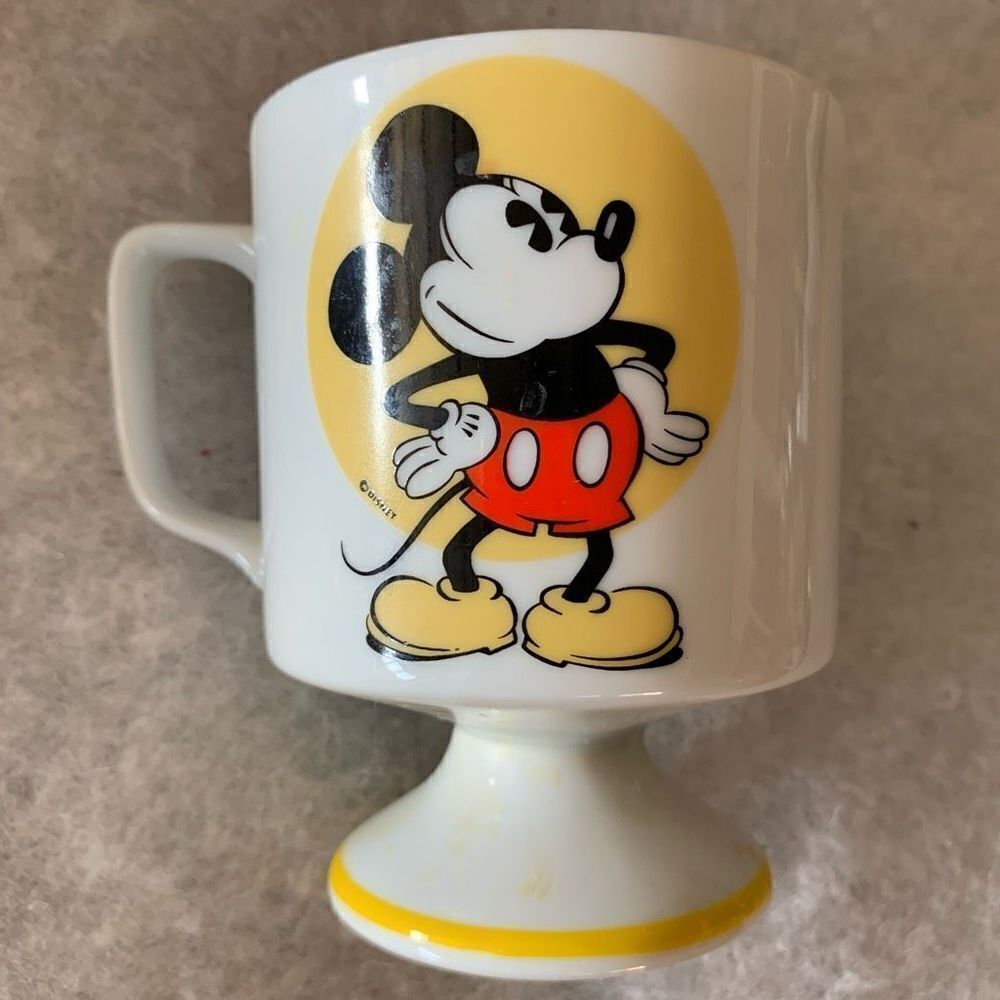 Mickey Mouse Disneyland Walt Disney World Ceramic Mug Japan